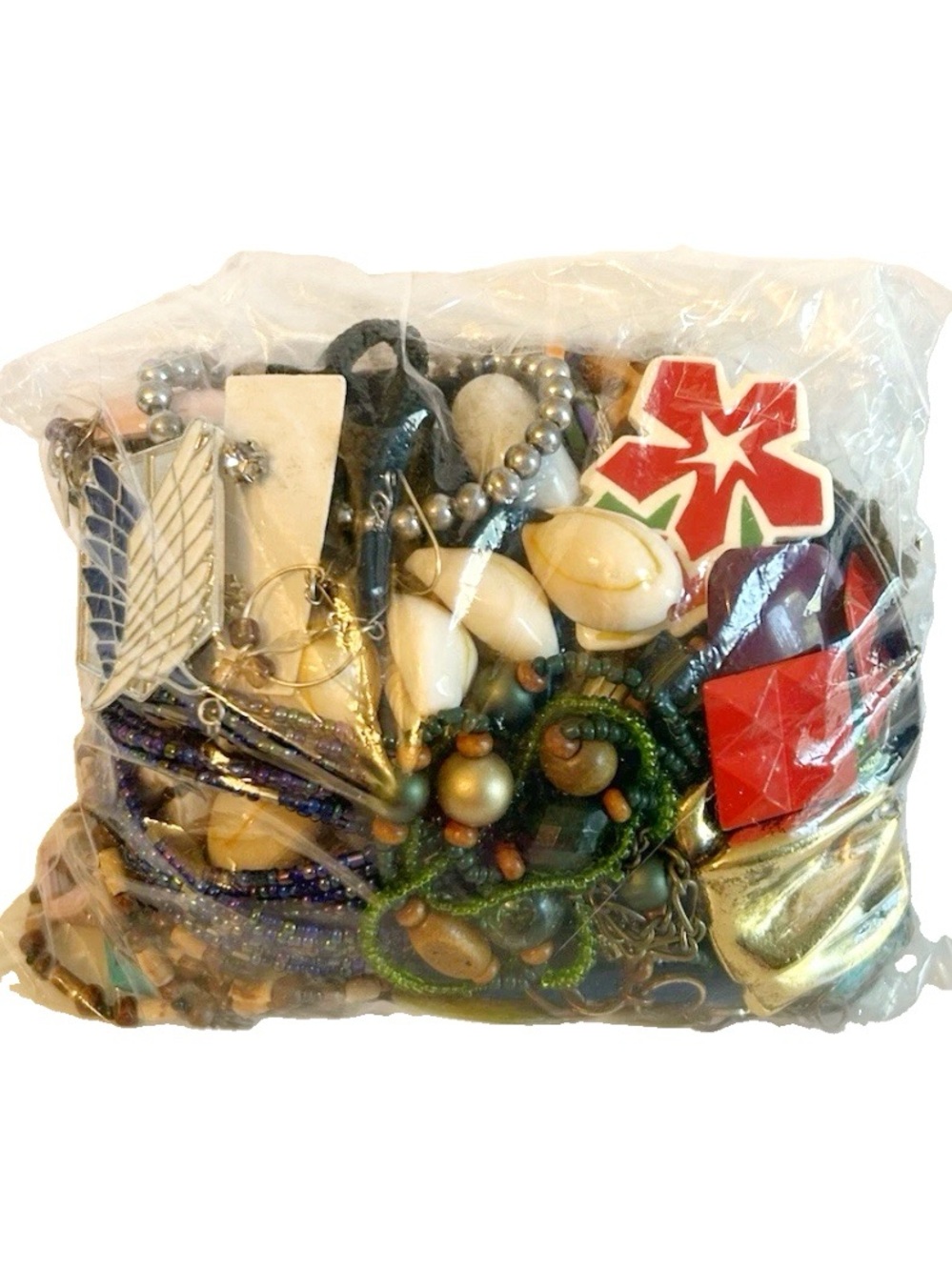 Mystery Jewelry Lot Bag Earrings Necklaces Bracelets Pins Charms Surprise